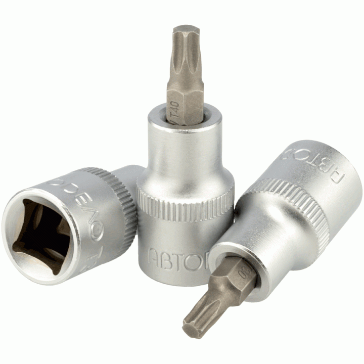 Головка со вставкой TORX T 8 1/4" (АВТОДЕЛО)